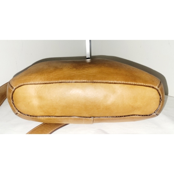 Coach Vintage 9328 Leather Color Saddle Slim Soho Satchel Bag - Picture 7 of 12